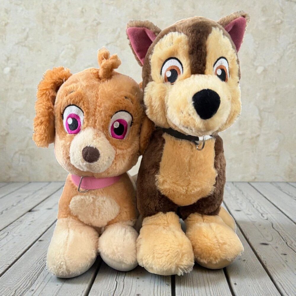 Build A Bear Paw Patrol Skye Chase Plush Nickelodeon Spin Master Stuffed Dogs